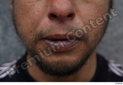 Mouth Man White Casual Average Street photo references